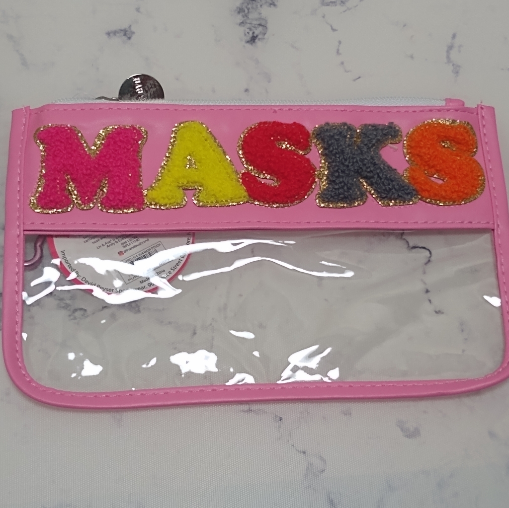 Masks Patch Clear Pouch Bag